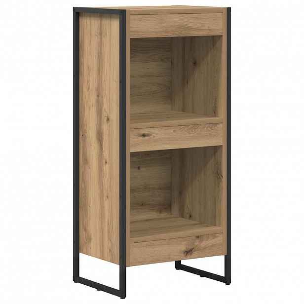 vidaXL Knihovna 40 x 30 x 86,5 cm Kompozitní dřevo Umělecký dub
