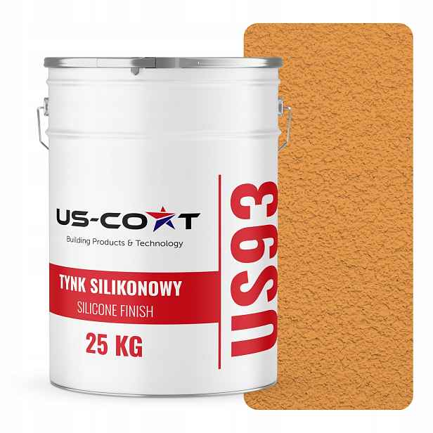 Silikonová Fasádní Omítka Oranžová F766 25 Kg Beránek Granulace 2.0 mm