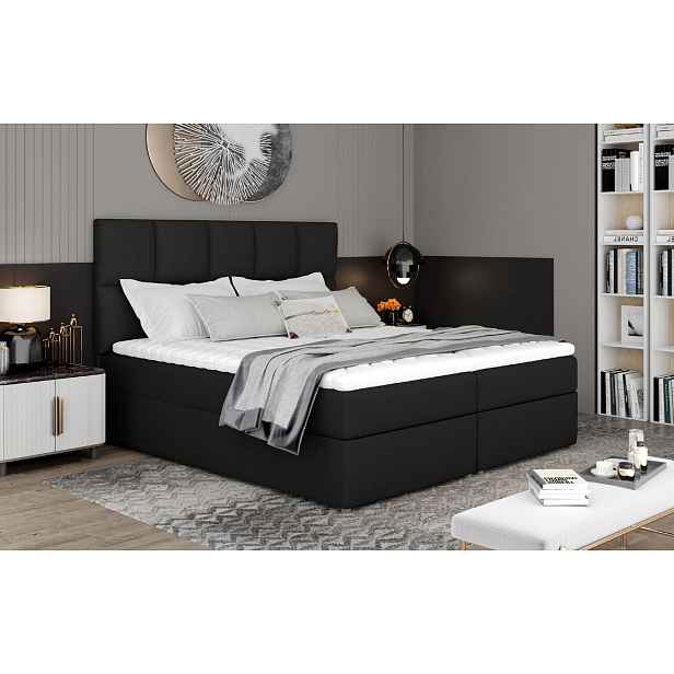 Boxspring Glossy Rozměr: 185 x 210 cm, látka: Sawana 14