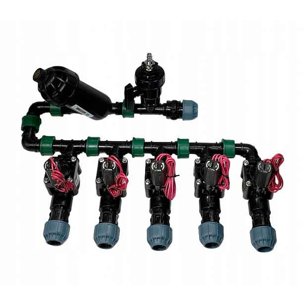 Kolektor 5 sekcí Hunter Pgv pro Pe trubku 25 mm Filtr S Odvzdušněním Silný