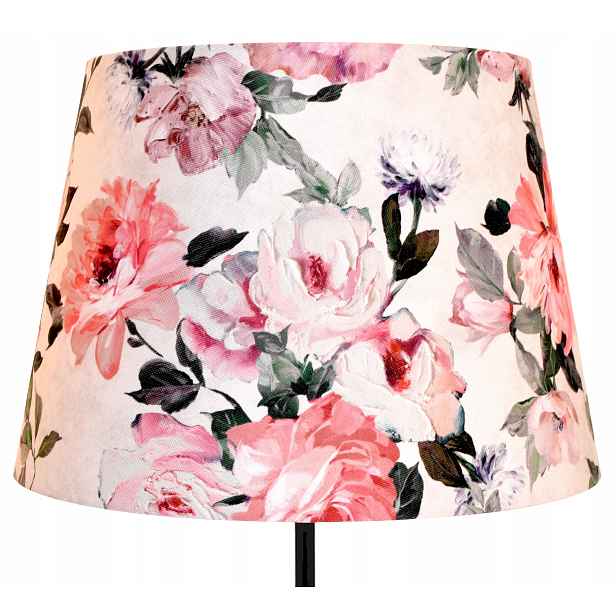 Stínidlo na lampu Kužel E27 Květiny 30x40 H28 Primavera