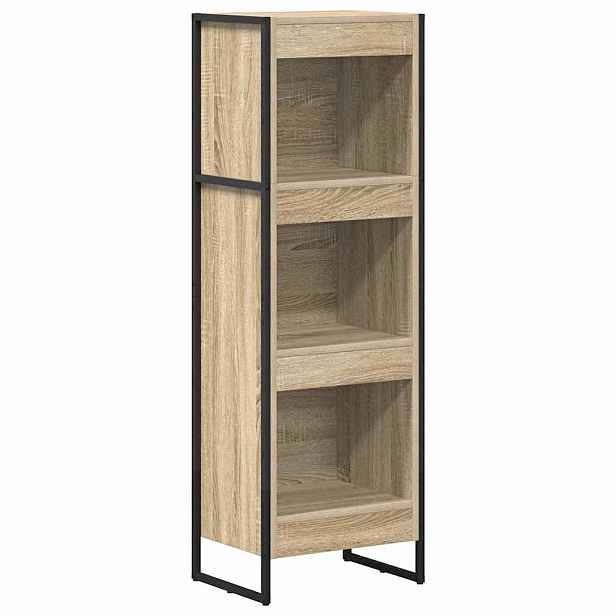 vidaXL Knihovna 40 x 30 x 121 cm Kompozitní dřevo Sonoma
