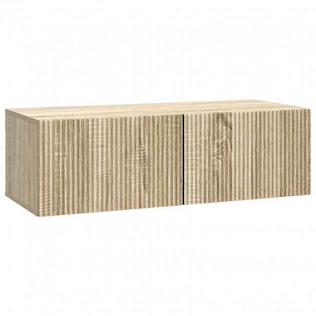 vidaXL Nástěnná TV skříň 98 x 41 x 30 cm Dub sonoma Kompozitní dřevo
