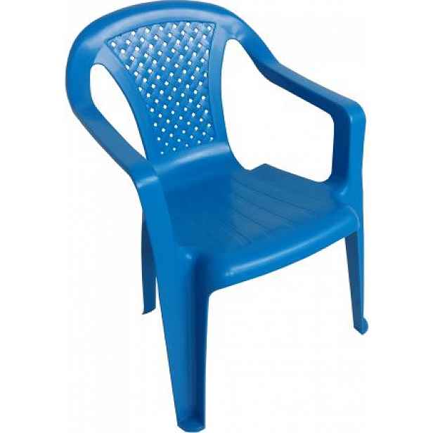 Dětská plastová židlička Bambini modrá