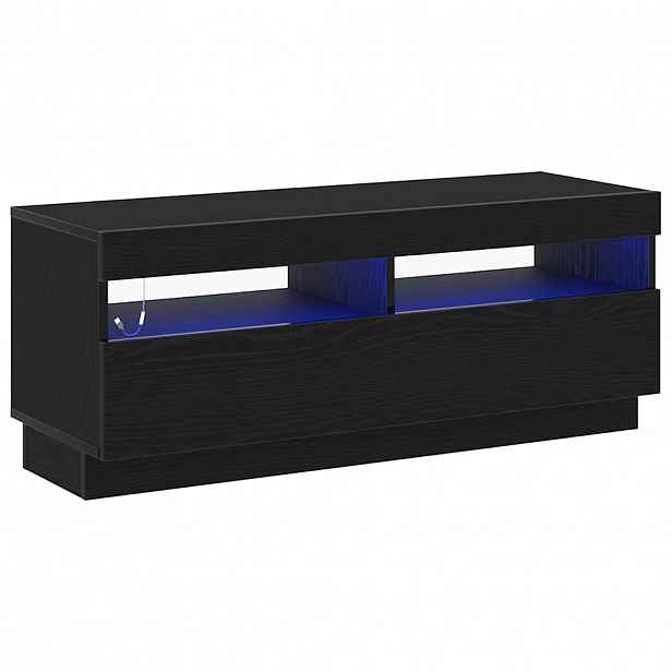 vidaXL Televizní skříň 100 x 35 x 40 cm Černý dub Kompozitní dřevo