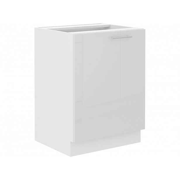 Dolní jednodveřová skříňka LAJLA - šířka 60 cm, bílá