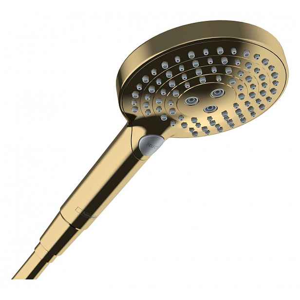 Hansgrohe Raindance Select S - Sprchová hlavice, 3 proudy, leštěný vzhled zlata 26014990
