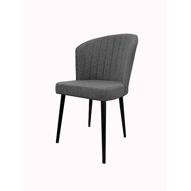Sada židlí (4 kusy) Rubi - Grey, Black