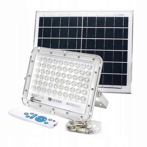 Solární halogenová Led lampa Senzor 100W+ Dálkový Ovladač Kabel 5 m