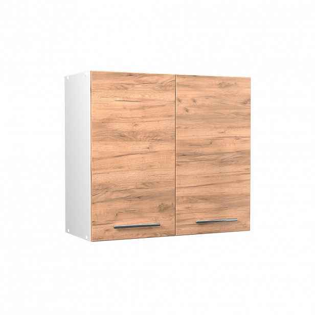 Vicco VĚŠÁK NA STĚNU Fame-Line, Zlatý mocný dub/Bílá, 80 cm