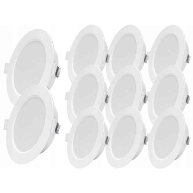 11x plochá stropní Led lampa 6W Slim Studená 6500K