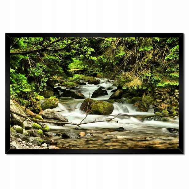 Plakáty v rámu 60x40 Strumyček v horách