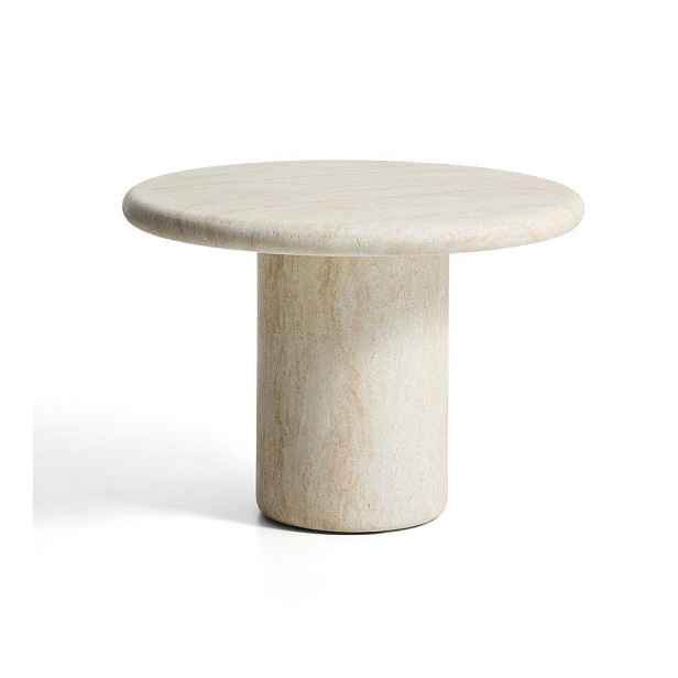 Betonový kulatý zahradní jídelní stůl ø 122 cm Drasi – Kave Home