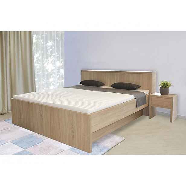 Designová postel Tropea s úložným boxem u hlavy