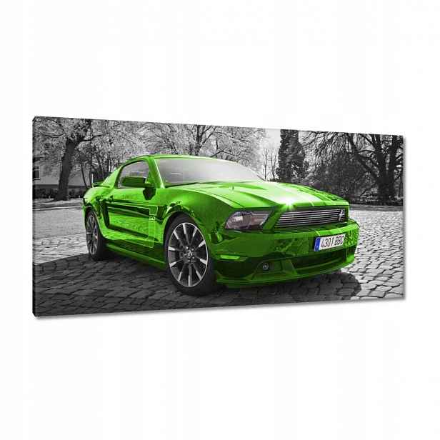 Obrazy 115x55 Zelený Ford Mustang Usa