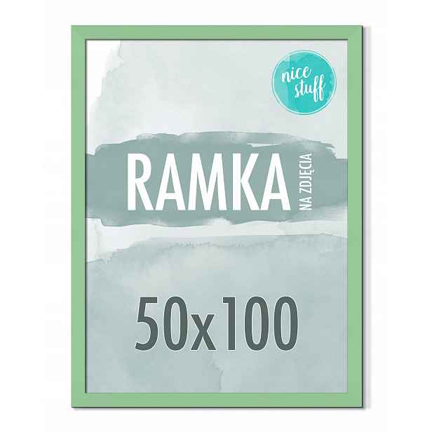 Rámeček 50x100 Rámeček Na Fotografie 100x50 Rámečky na fotografii zelená mátová