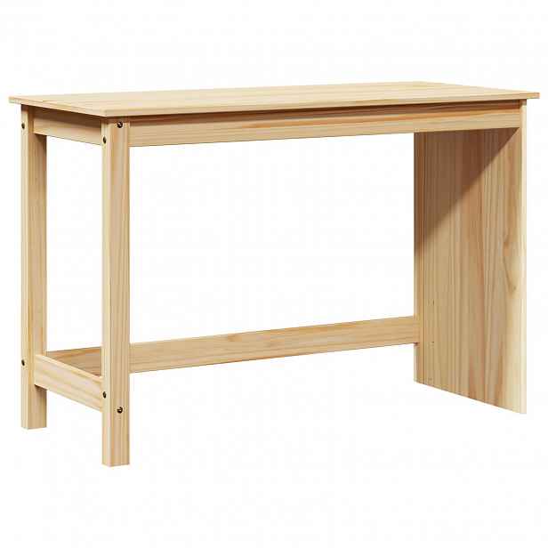 vidaXL Stůl Hnědá 112 x 50 x 75 cm Masivní borovicové dřevo