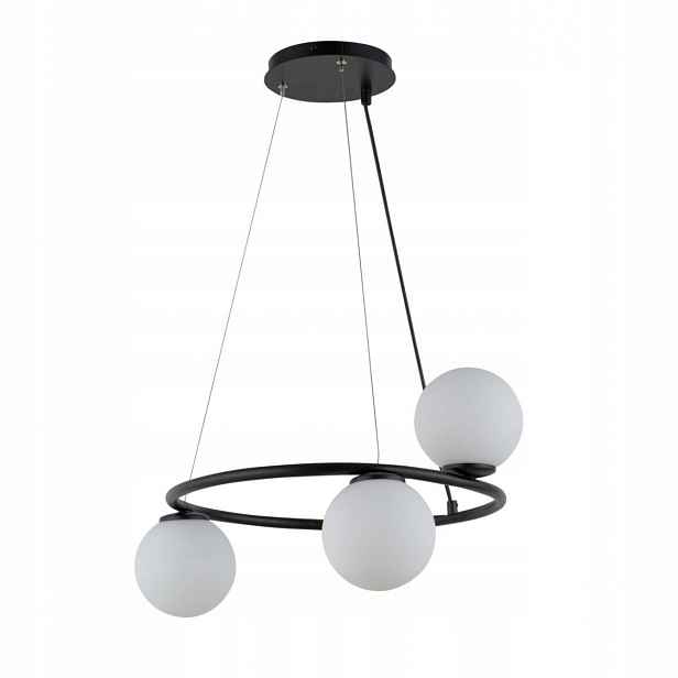Závěsná lampa Zwis Lustr Stropní Svítidlo Gama Koło Bílá 3xG9 Sigma Lighting 70 cm
