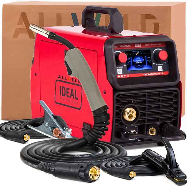 Invertorová Svářečka Ideal Ideal Tecnomig 212 LCD 230V 200A Synergie 2T/4T