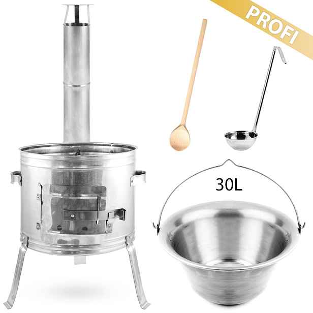 Perfect Home Set-196 Kotlíková souprava PROFI 30L, 4ks