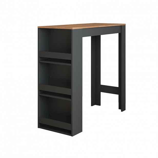 Vicco BAROVÝ STŮL Repose Antracit/zlatý dub 45 x 110 cm