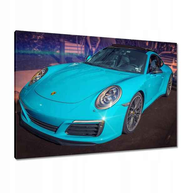 Obrazy 100x70 Tyrkysové Porsche Tyrkysové