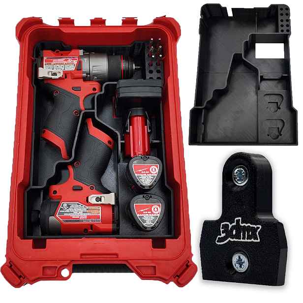 Organizér Milwaukee Packout pro M12 Fid2 Fpd2 Šroubovák Dárek