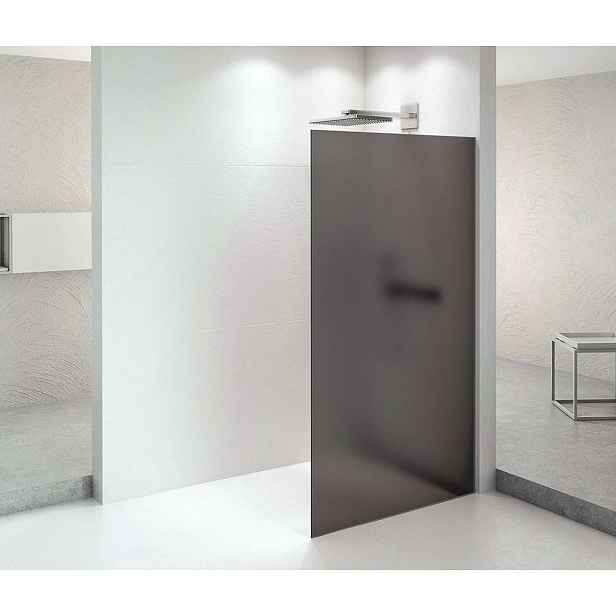Polysan Architex - Sprchová stěna Walk-In, 126x210 cm, chrom/matné kouřové sklo AXC130SM