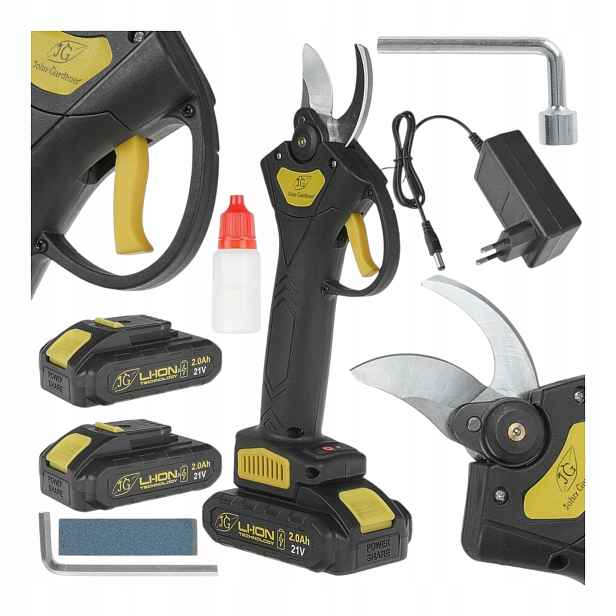 Zahradní nůžky 30 mm v kufru 2x2.0 Ah 21V G80662 sada