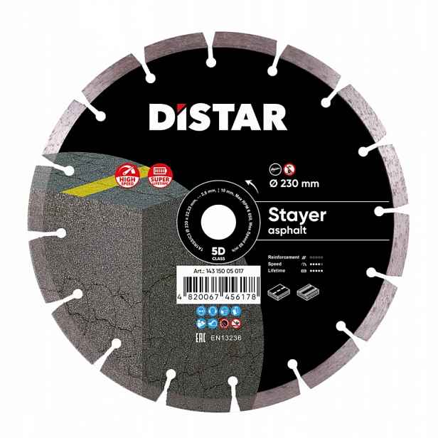 Diamantový řezný kotouč Stayer 230