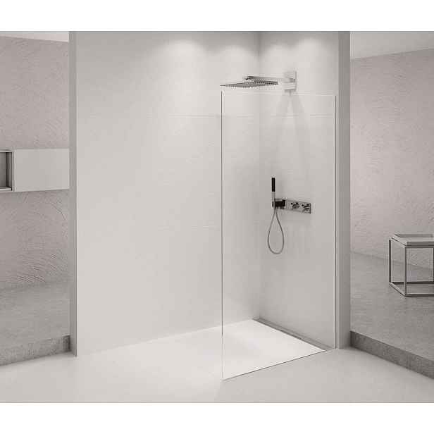 Polysan Architex - Sprchová stěna Walk-In, 66x210 cm, chrom/čiré sklo AXC70CL