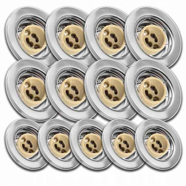 13x Kulaté Stropní Svítidlo Pod Omítku Zásuvka Konektor Žárovky GU10