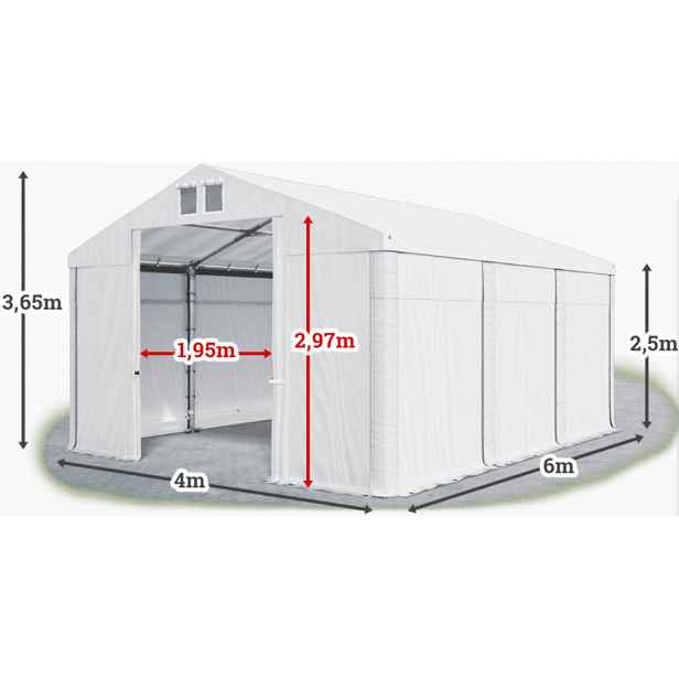 Skladový stan 4x6m PROFI