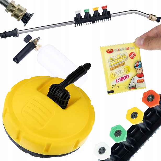 Kartáč T-racer Sada Lanka Trysky 1/4 Bajonet 160 Bar Pro Karcher 1000 ML