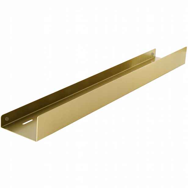 Koupelnová Závěsná Sprchová Polička Zlatá Kartáčovaná Nástěnná Rea SF04