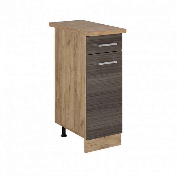 Vicco SPODNÍ SKŘÍŇKA KUCHYŇSKÉ LINKY R-Line Ušlechtilá šedá 30 cm , PD Dub