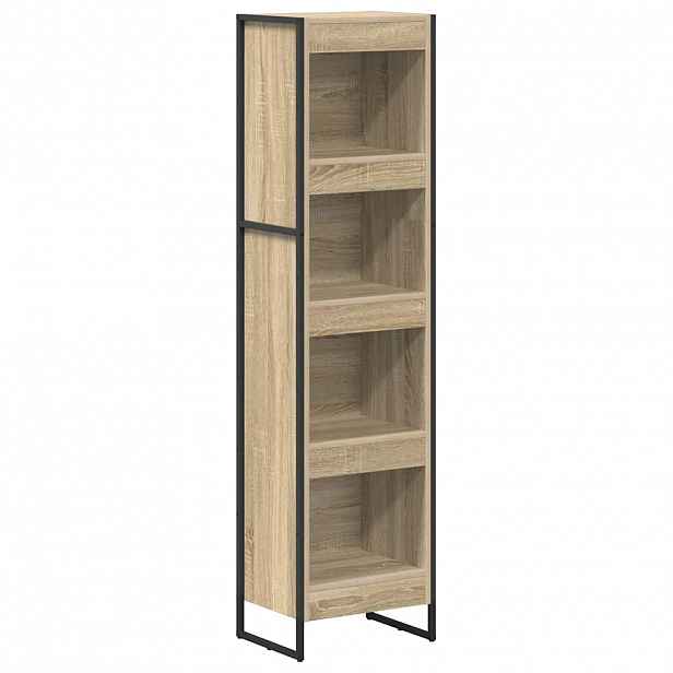 vidaXL Knihovna 40 x 30 x 155 cm Kompozitní dřevo Sonoma