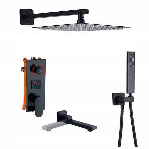 Černá sprchová baterie LCD -30 Box LCD