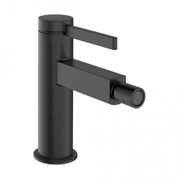 Hansgrohe Finoris bidetová baterie s clic-clacem kartáčovaný černý chrom 76200340