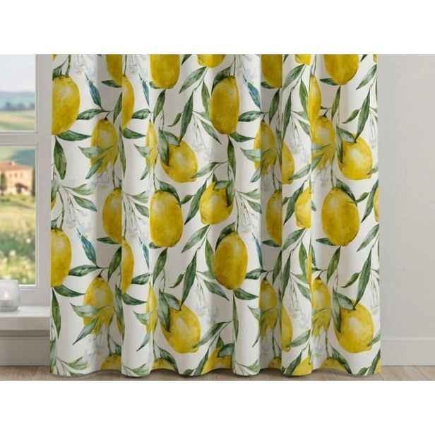 Polozatemňující závěs CITRONY Zvolte rozměr: 150 x 240 cm (šířka x výška)