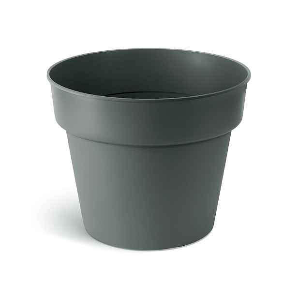 Prosperplast Plastový květináč PLANTIS odstín šedý kámen matný, varianta 23,5 cm