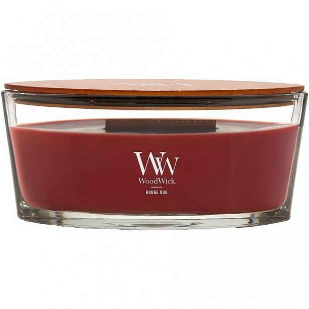 Woodwick Vonná svíčka loď Rouge Oud, 453 g