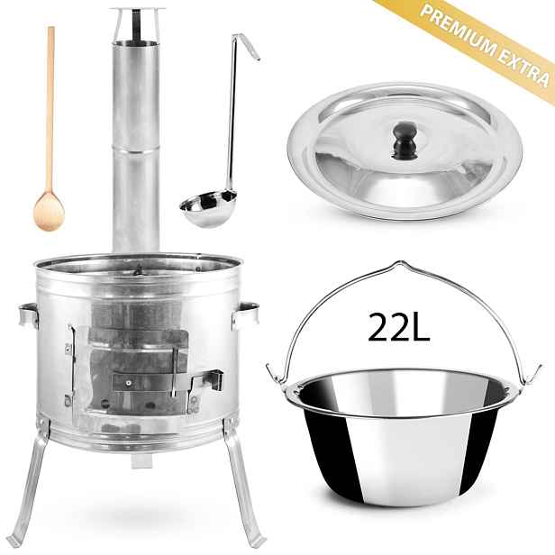 Perfect Home Kotlíková souprava PREMIUM EXTRA 22L, 5ks, Set-203