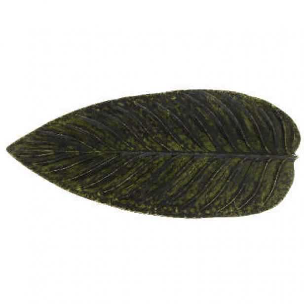 Tác tvar list RIVIERA keramika tm. zelená 40cm