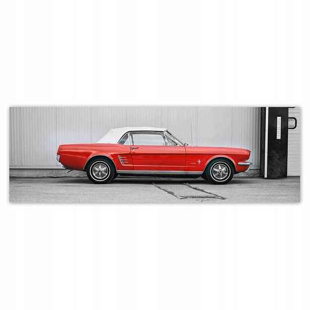 Plakáty 200x66 Červený Ford Mustang Usa