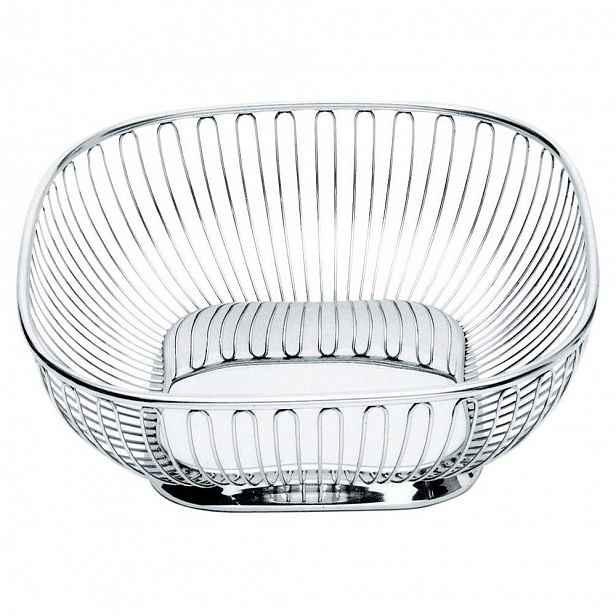 Čtvercový drátěný košík, prům. 23 cm - Alessi