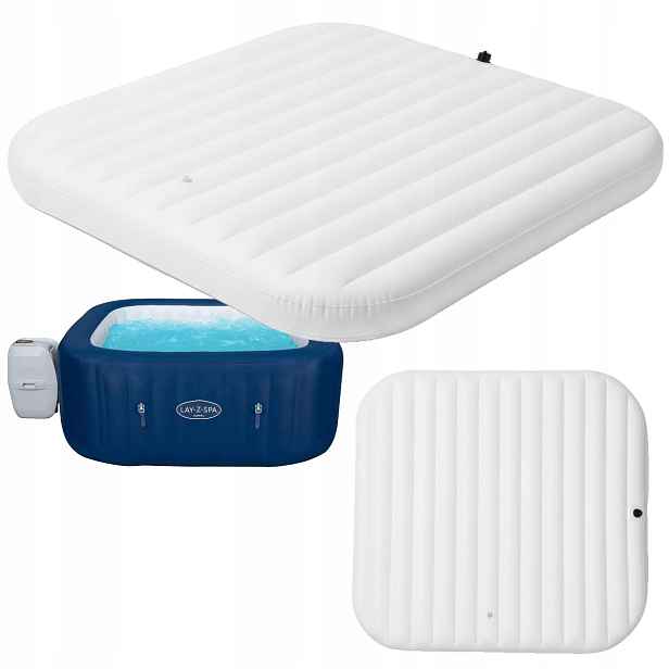 Nafukovací tepelná krytka pokrývající vířivku pro Lay-Z-Spa 60021 60031 Bestway