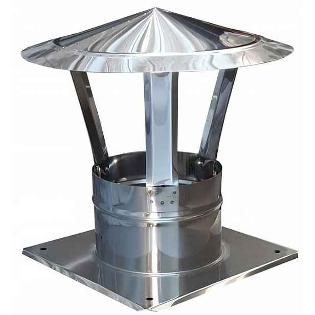 Krytka na komín průměr 160 mm Nerezová Kyselina!