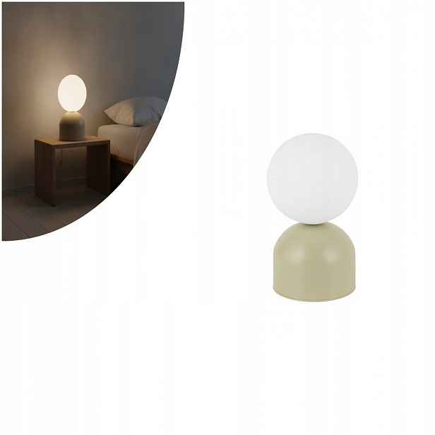 Noční lampa zelená Miki loft, útulná atmosféra do ložnice Tk Lighting