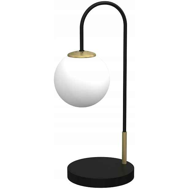 Stolní lampa Cambridge Černá Zlatá luxusní do obývacího pokoje
